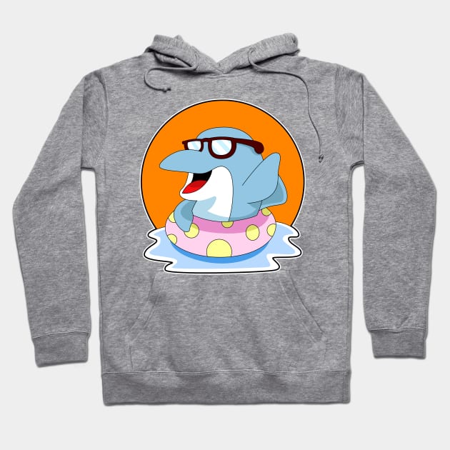 Dolphin Sunglasses Hoodie by Markus Schnabel